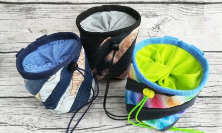 Chalkbags mit Jeans-Upcycling