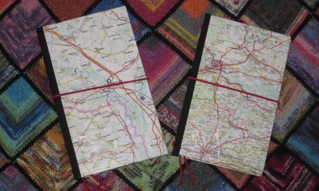 Straßenkarten-Notizbücher